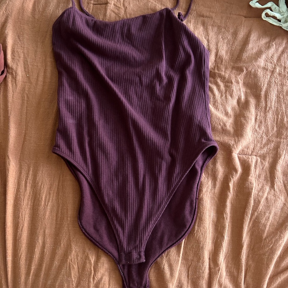 Old Navy Burgundy Maroon Bodysuit